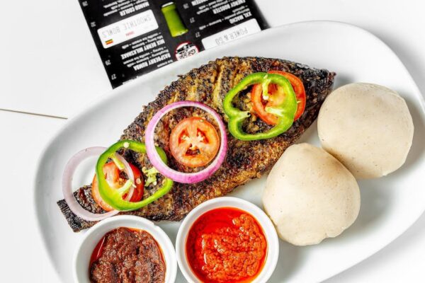 Grilled Tilapia with Banku